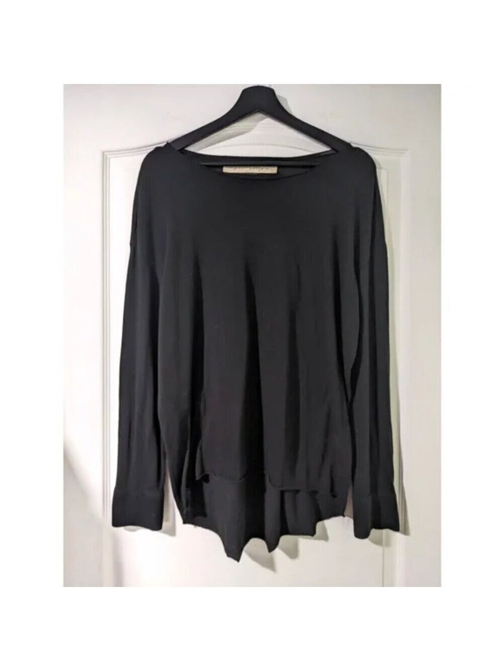 Raquel Allegra | Hi Lo Pullover In Black